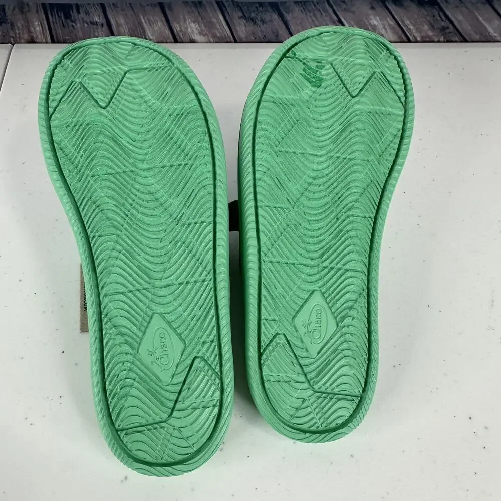 Chaco Youth Sandal Size 6 Green Chillos Slide Big Kids Boys‎ Girls Sandals Jade